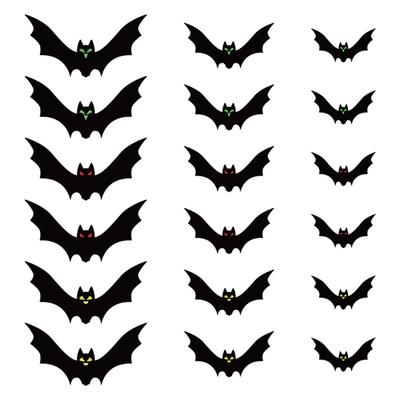 Wall Hanging Chiropter Ornament Hanging Bats Decoration for Festival Theme Parties and Seasonal Home Decoration