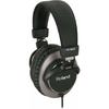 Roland RH-300 Closed-Back Wired Stereo Monitor Headphones with 3.4m Cable, Black