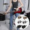 2Pieces Guitar Strap Locks Easy To Use Guitar Strap Buttons Iron Texture Bass Strap Locks Metal Guitar Pins for Guitar