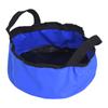 PVC Outdoor Portable Round Folding Bucket Wash Basin for Traveling Camping Picnic