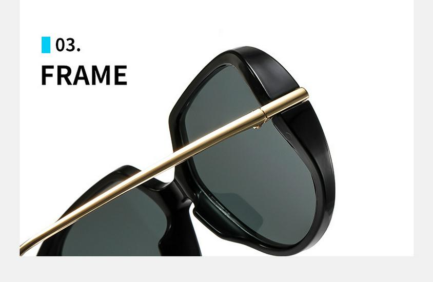 Chic Oversized Sunglasses with UV Protection – Trendy High-End Street Style