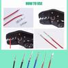 290PCS Wire Terminal Pins 21Type Electric Connector Pin Pin Terminal Crimp Pins  Crimping Pins