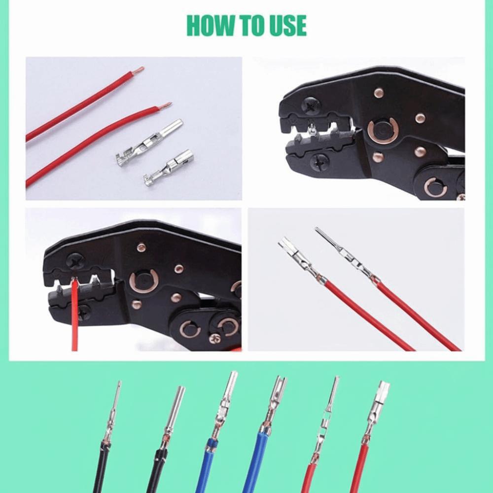 290PCS Wire Terminal Pins 21Type Electric Connector Pin Pin Terminal Crimp Pins Crimping Pins