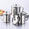 ZLIII 304 Stainless Steel Mug with Lid and Handle, 800ml