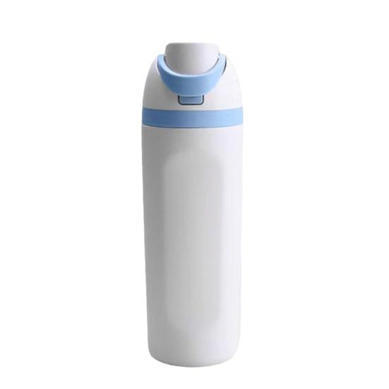 600 ml isolierte Edelstahl-Wasserflasche mit Strohhalm, auslaufsicher, großes Fassungsvermögen, lebensmittelecht, BPA-freier Trinkbecher