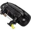 BOXI 80686 Rear Driver Side Exterior Door Handle Compatible for Hyundai Accent 2000 2001 2002 2003 2004 2005 2006 Smooth Black/Replaces 83650-25000