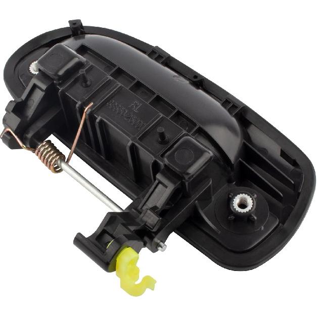 BOXI 80686 Rear Driver Side Exterior Door Handle Compatible for Hyundai Accent 2000 2001 2002 2003 2004 2005 2006 Smooth Black/Replaces 83650-25000