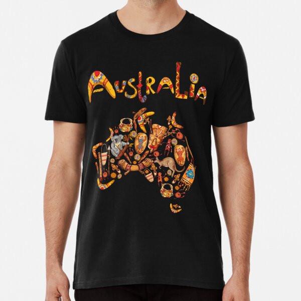 Australia Aboriginal Art  TShirt Made in Australia Unisex T-Shirt S