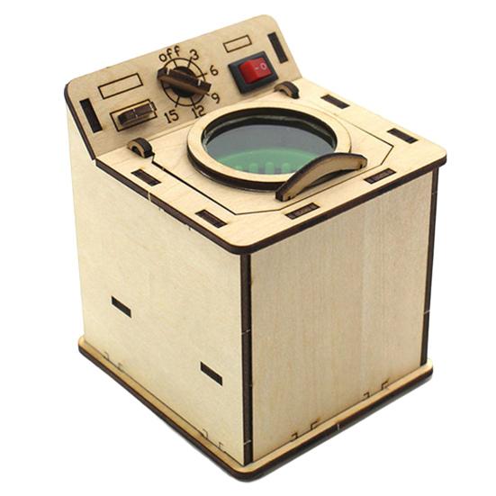 

Функциональная реалистичная координация рук и глаз, выдвижной ящик для батареек, DIY-технология, мелкосерийная игрушка ручной работы для семейной стиральной машины