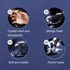 Transparent Anal Stopper Butt Stopper Reusable Adult Sex Toy Ergonomic Personal Anal Trainer for Men Women Couples Beginners