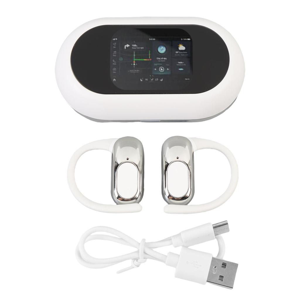 Smart Translation Earbuds Full Color Touch Screen HIFI Sound Quality Multi Languages Bluetooth Trans
