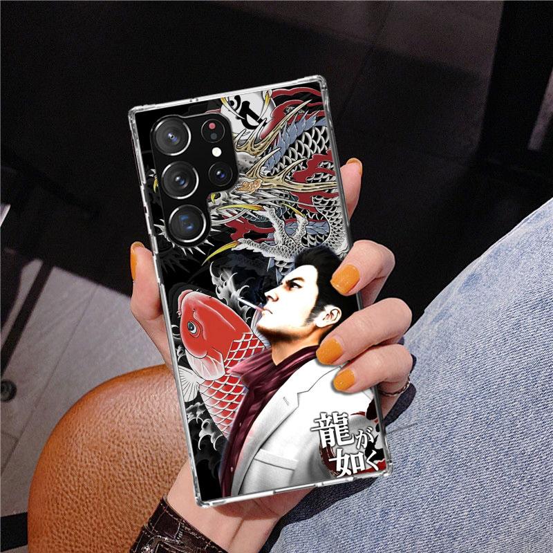 

Yakuza 0 Game Phone Case For Samsung Galaxy S24 S25 Edge S26 Ultra S23 S22 S21 Plus S20 FE + Personalized Print Cover Galaxy S24 Samsung S23