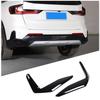 For BMW X1 U11 2025 2025 ABS Carbon Fiber/Black Car Front Rear Blade Trim Light Eyebrow Wind Knife Bumper Cover Accessories