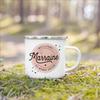 Bester Pate & Beste Patin der Welt Französischer Druck Emaille-Tassen Bruder Schwester Freunde Geschenke Trinken Milch Kaffee Tasse Camping Tasse
