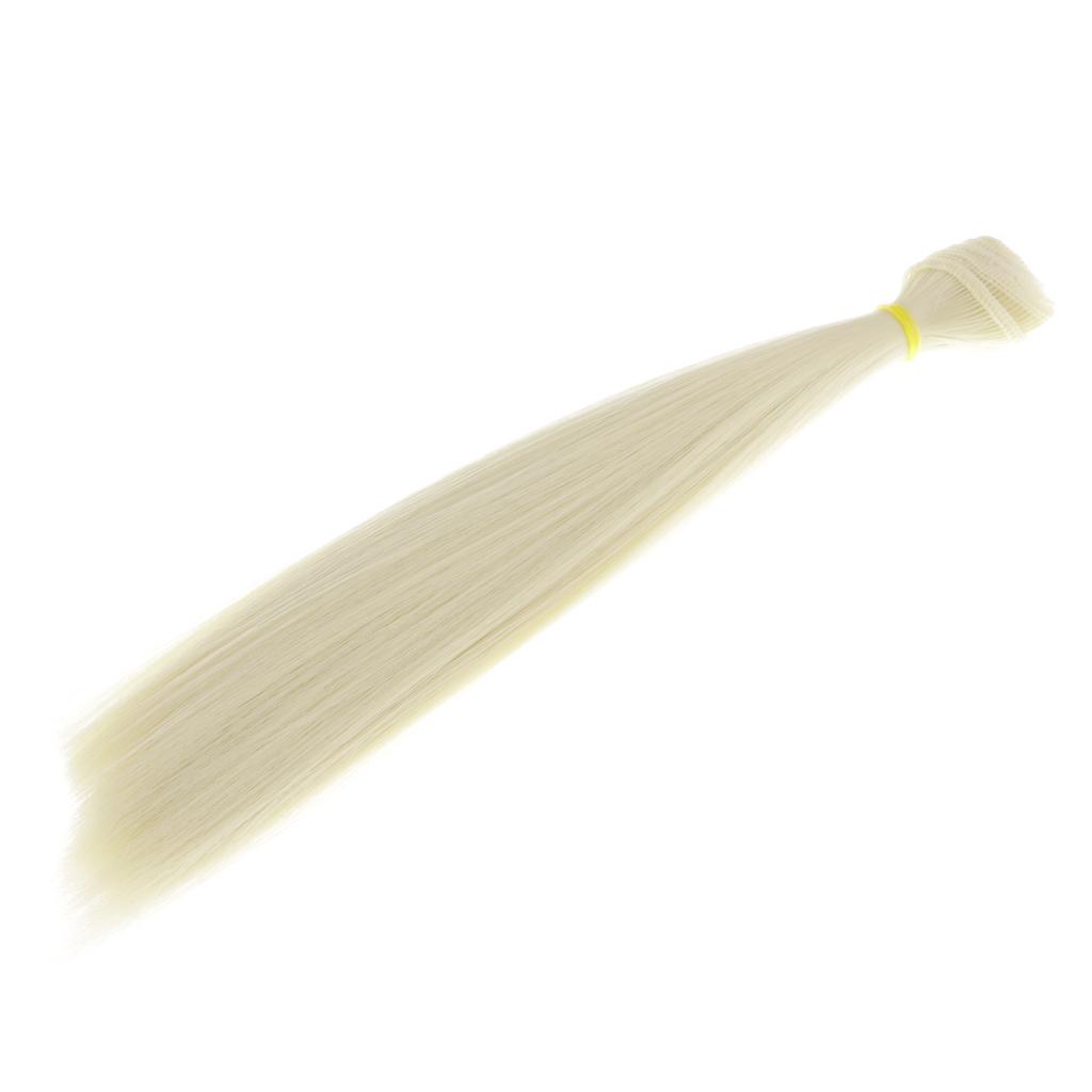 Doll Hair Bulk Wigs Synthetic Craft Hair Hairpiece for Dolls Making Supplies