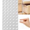 Self Adhesive Transparent Door Stopper Protector Round Soft Silicone Granules Anti Slip Shock Absorbing Buffer Pads for Home