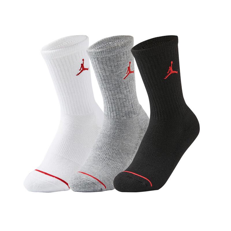 Jordan Kids' 3-Pack Mid-Calf Sports Socks