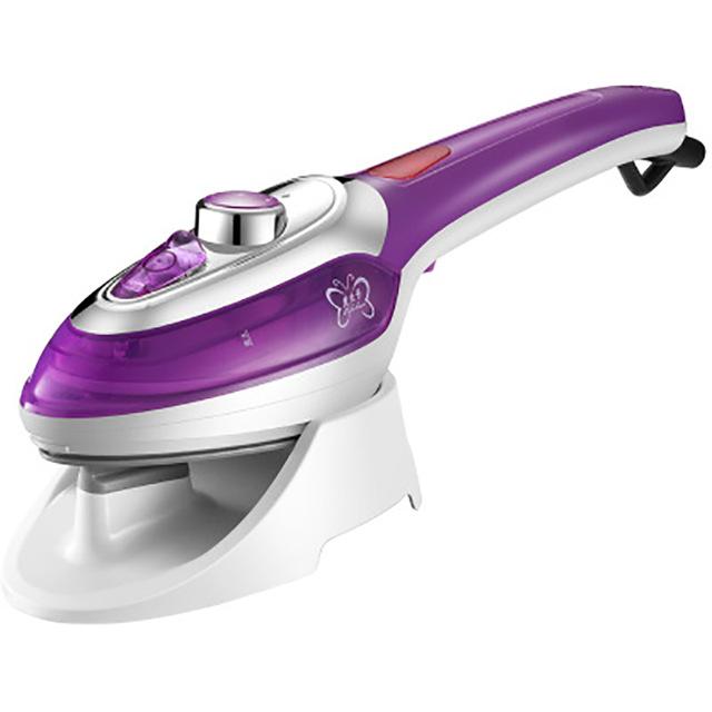 

Kbxstart Отпариватель для одежды Паровая щетка для чистки утюгов Портативная гладильная ручная вертикальная отпариватель для одежды 220 В фиолетовый