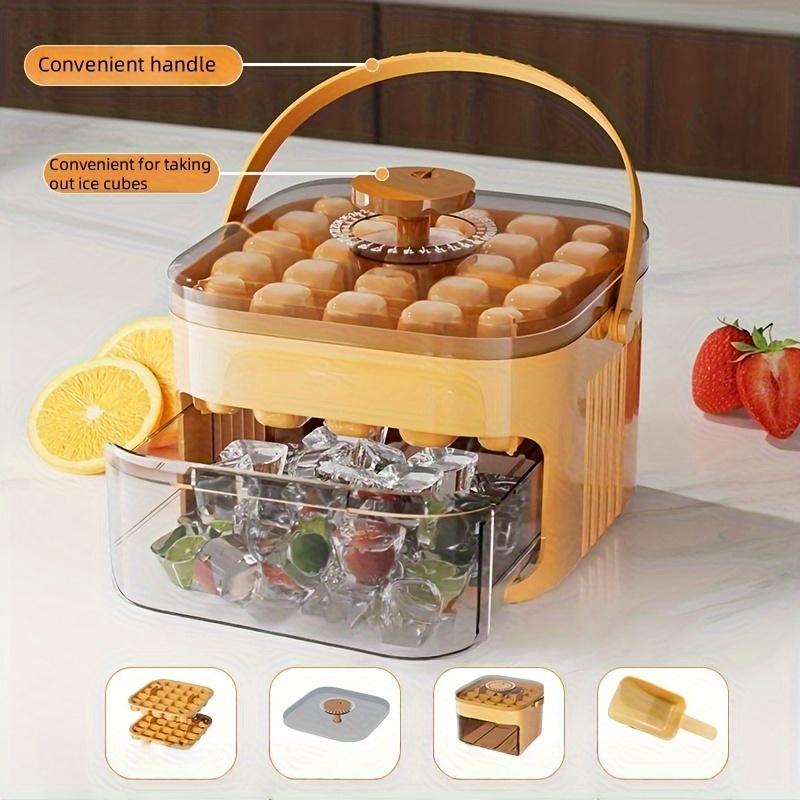 New Ice Cube Mold Quick Freezing Food Grade Ice Tray for Home Use Durable and Reusable Silicone Ice Maker