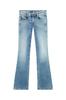 Diesel Women's D-EBBEY A1100409H66 Denim Bootcut, 33 Inches, Indigo Blue, 01