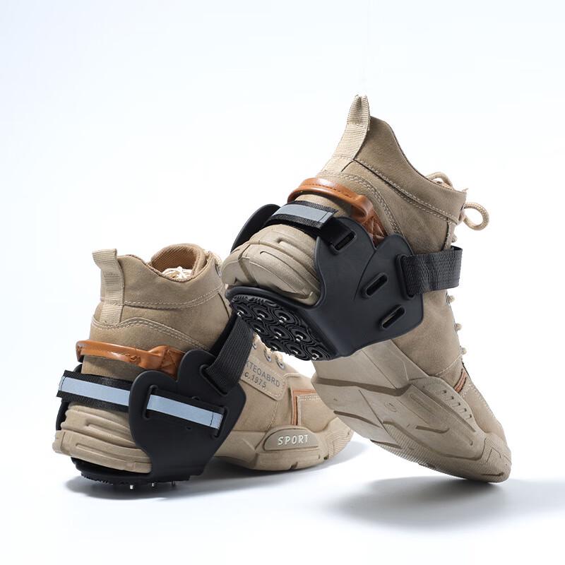 TPE Reflective 9-Spike Heel Ice Crampons