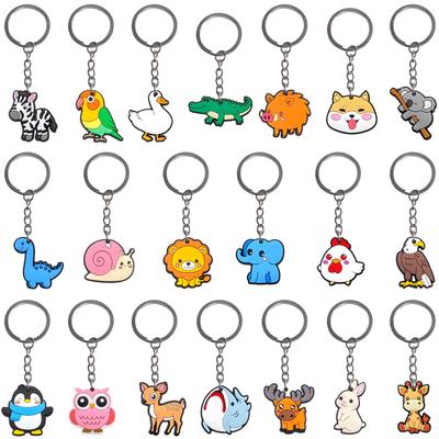Cute Crocodile & Koala Animal Keychain Pendant for Backpacks