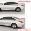 Kolfiberutseende glasjalusilucka för Hyundai Sonata 2011-2014