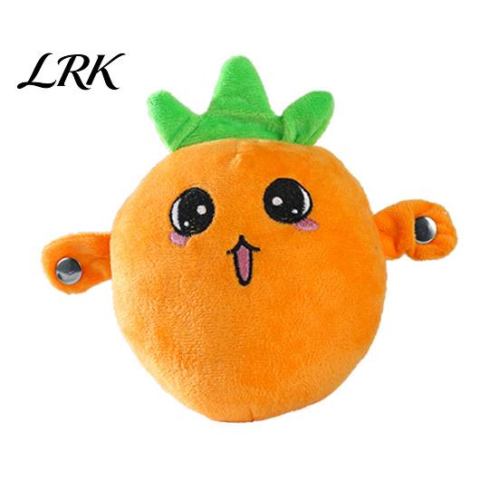 Bedtime Stuffed Animal Musical Banana Sensory Beat Plush Toy, Interactive Carrot & Strawberry for Double Player Parent-Child Bonding, Touch Sensitive