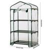 2/3/4/5 Tier Small Greenhouse Outdoor Garden Plant Grow Green House PVC Cover Outdoor Grow Tent (no Iron Shelf) Garden Supplies