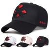 Men Poker Embroidered Patchwork Five-sided Baseball Cap Outdoor Adjustable Sunscreen Leisure Hat Spring Autumn Travel Tourism Beach Vacation