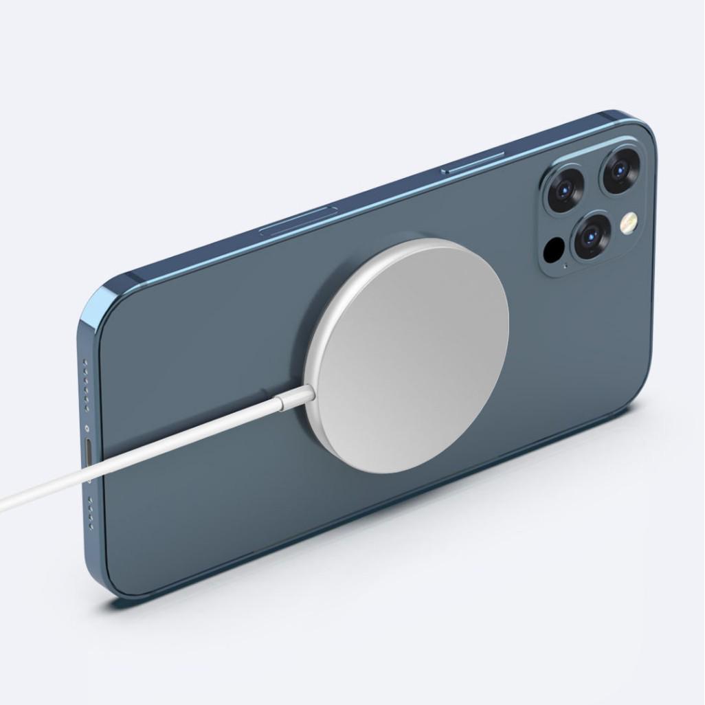 

iPhone 12 Magnetic Wireless Charger - Aluminum Alloy MagSafe Compatible