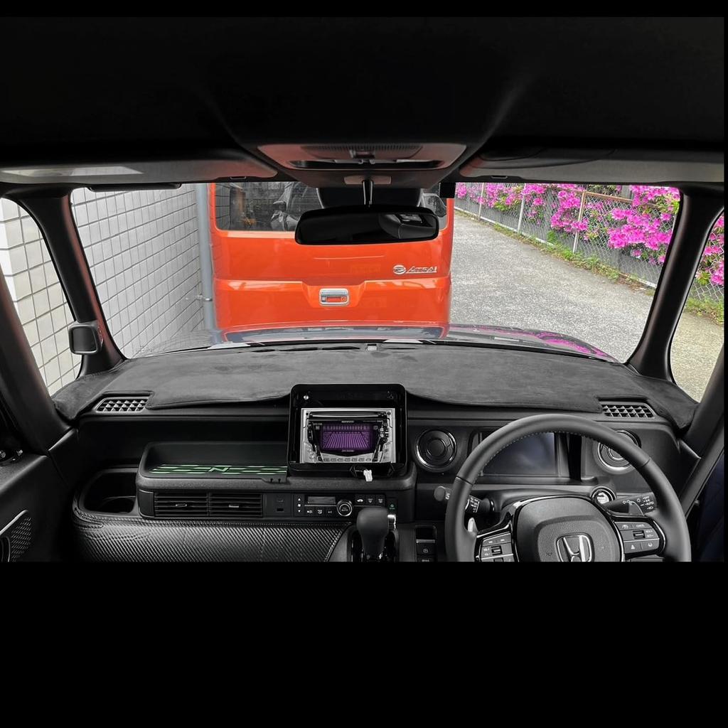 CGP 3D Suede-Look Dashboard Mat, Front, for N-BOX JF5/JF6 (CGP-HN26H7302A)