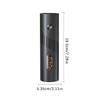 Salt And Pepper Grinder Set Electric,Rechargeable Salt And Pepper Shakers Stainless Steel With Usb C Dual Charging Base
