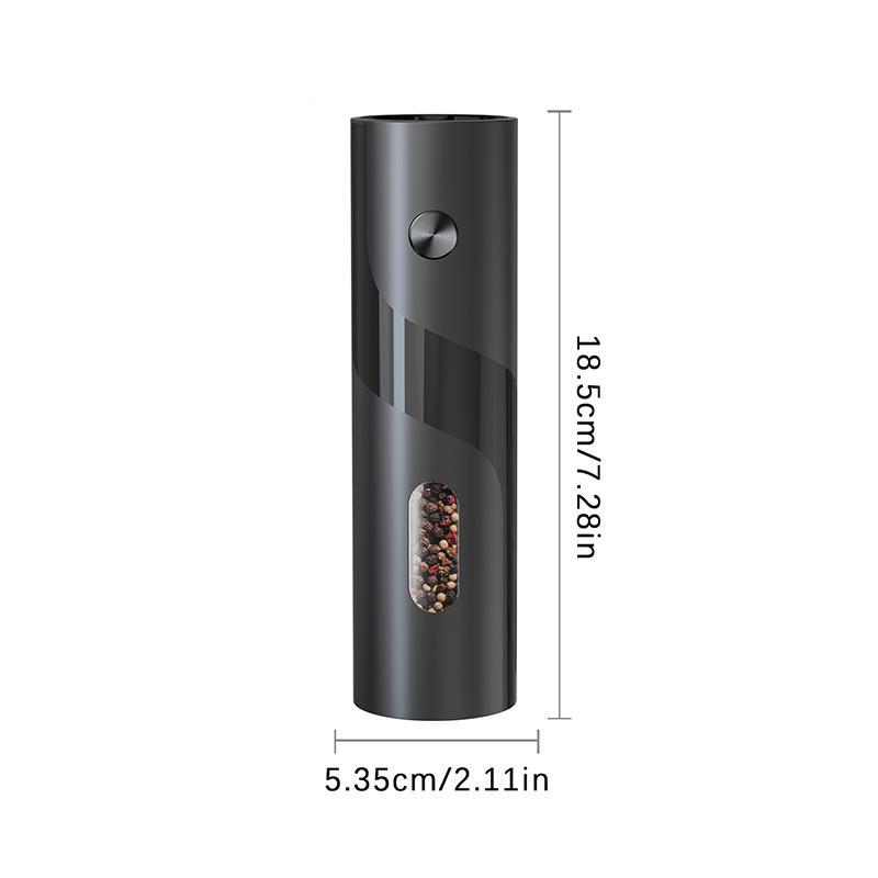 Salt And Pepper Grinder Set Electric,Rechargeable Salt And Pepper Shakers Stainless Steel With Usb C Dual Charging Base