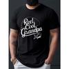 Men'S Trendy Grandpa T-Shirt - Lightweight Summer Short Sleeve Crew Neck Tee, Casual Regular Fit, Wrinkle-Free And Machine Washable - Fashionable