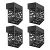 Pack of 4 Solar Fence Lighting Outdoor Solar Fence Lights IP54 Waterproof Wall Lights Solar Lights