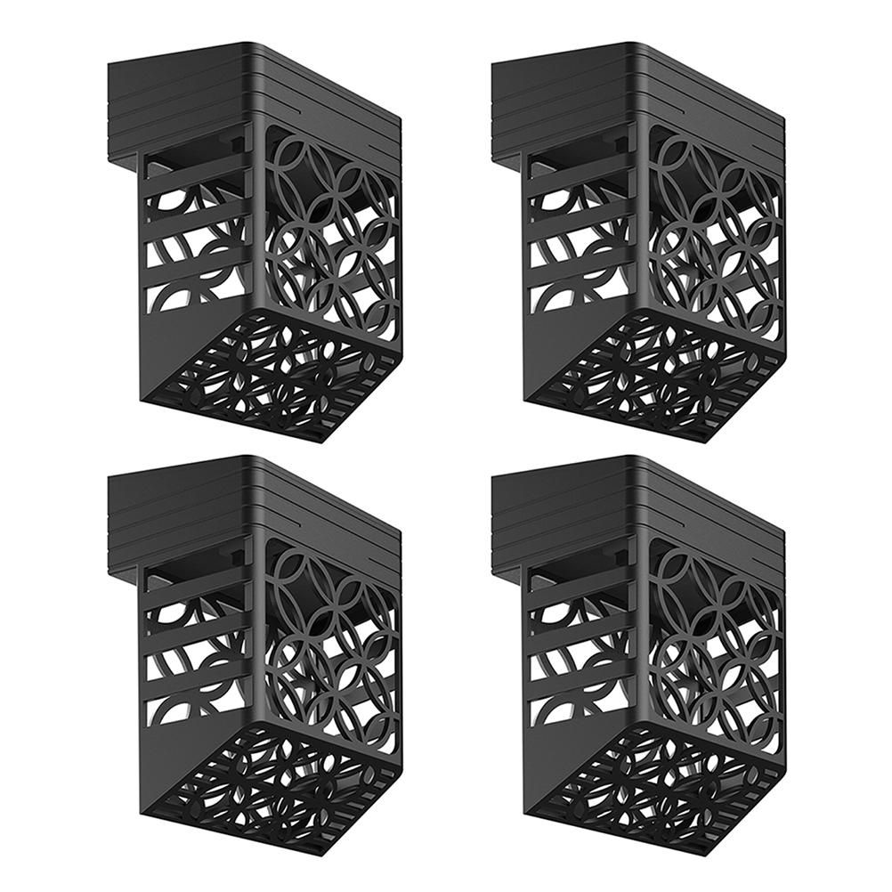 Pack of 4 Solar Fence Lighting Outdoor Solar Fence Lights IP54 Waterproof Wall Lights Solar Lights