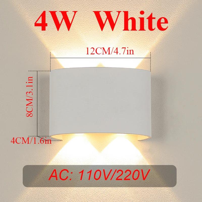 Led Wall Lamp Outdoor Lights Waterproof Sconces Wall Light AC85-265V For Home Indoor Decoration Bedroom Living Room Lighting