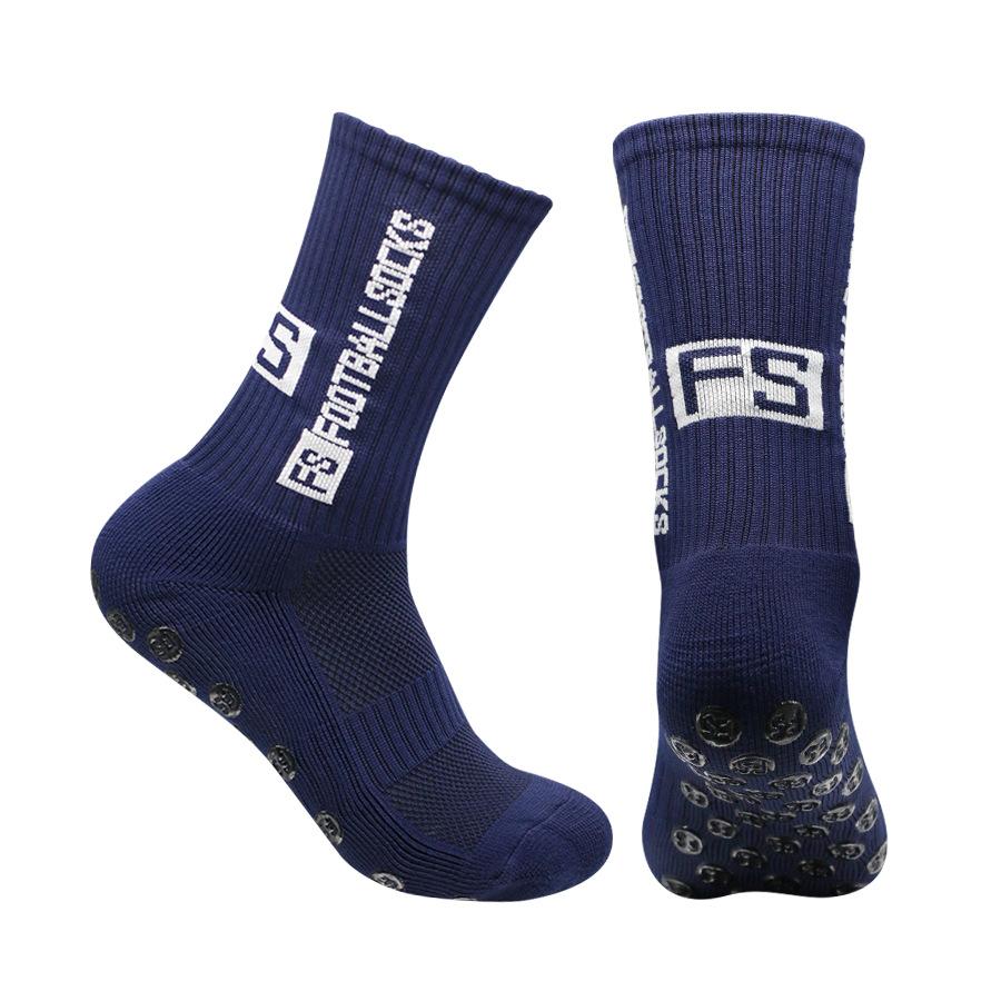 New Football Socks Anti-Slip Breathable Men Women Thickened Towel Bottom Soccer Sports Socks Rugby Basketball Yoga Socks 1 Pair
