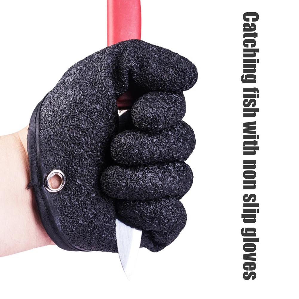 1/2PCS Finger Casting Glove Fishing Accessory Fishing Gloves Magnetic Anti-slip Fisherman Catching Fish Glove Left Right Hand
