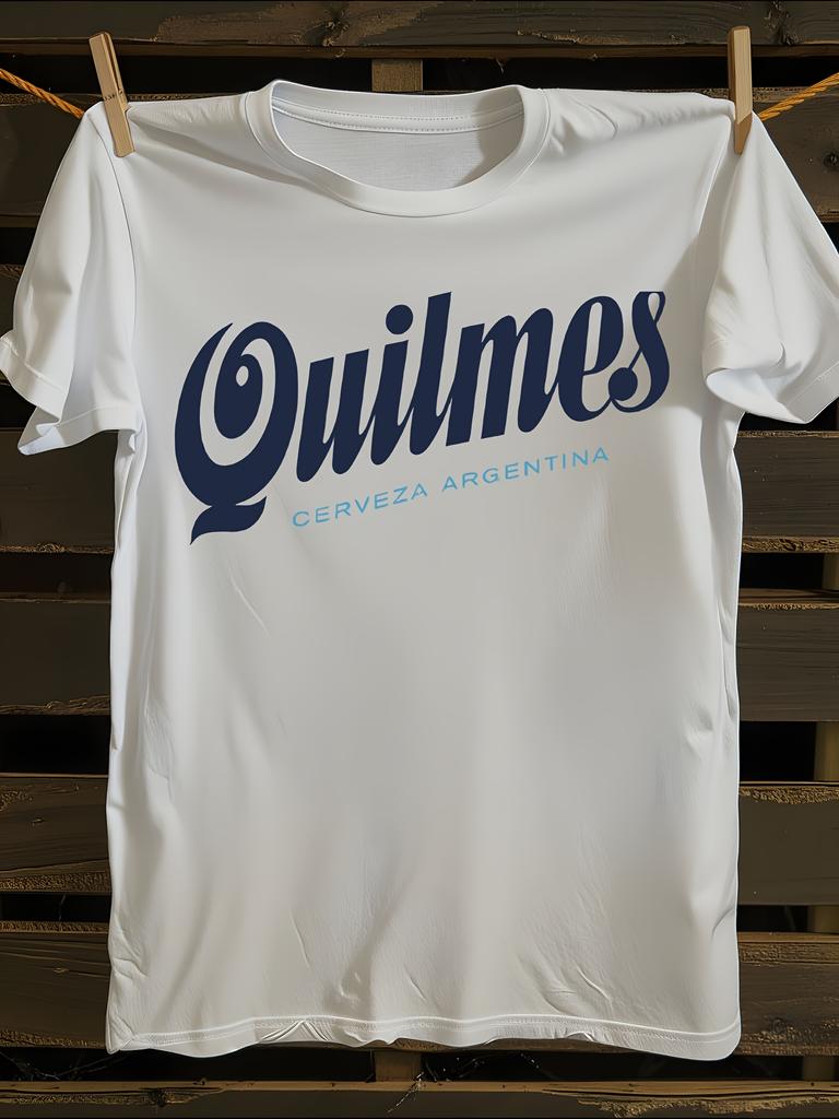 s Quilmes Argentine Beer Logo Tshirt