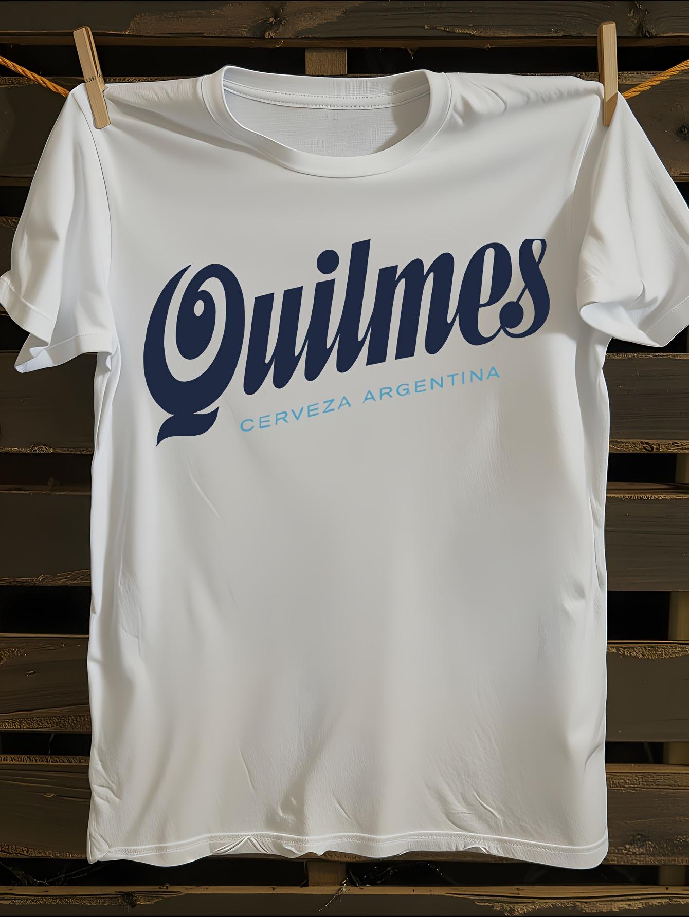 s Quilmes Argentine Beer Logo Tshirt S