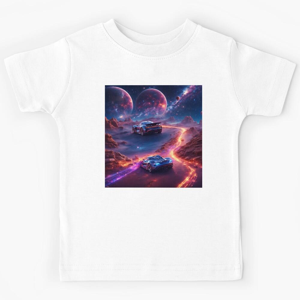 Space Route Racer Kids T-Shirt 130