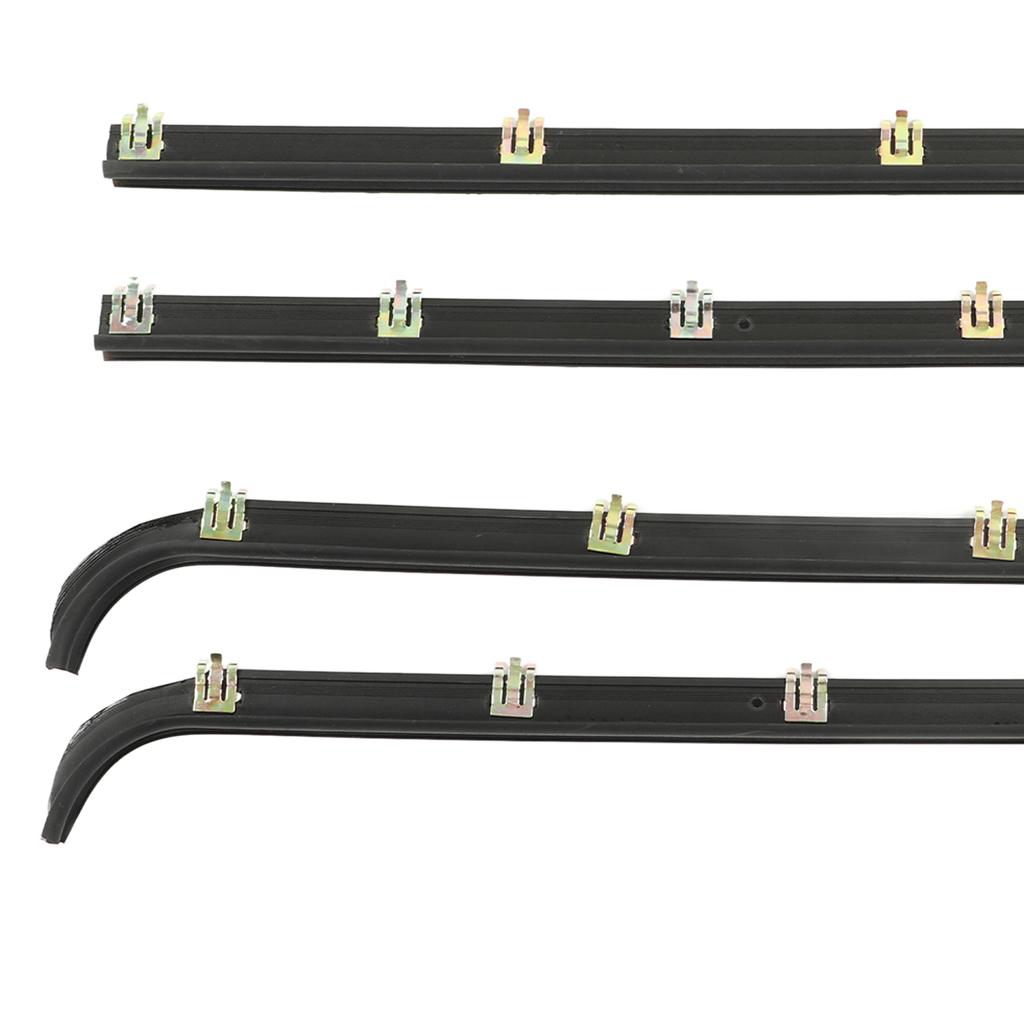 4Pcs/set Window Weatherstrip Trim for Ford Mustang Ford Truck Window Molding Trim E7TZ1521452A Noise Reduce