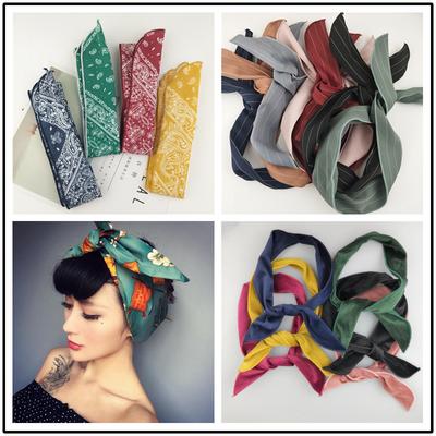Nou popular turban bentiță urechi de iepure femei fete păr cap bandă înfășurat accesorii pentru femei fete bandă de păr podoabă de cap bentițe