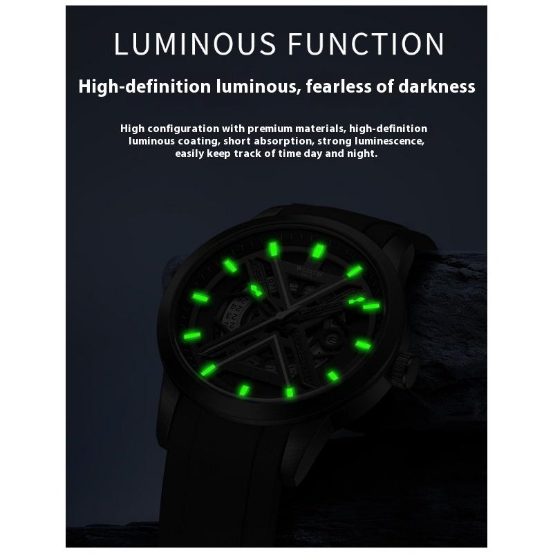 Top Brand Trend Watch Unique Fashion Calendar Luminous Men's Watch