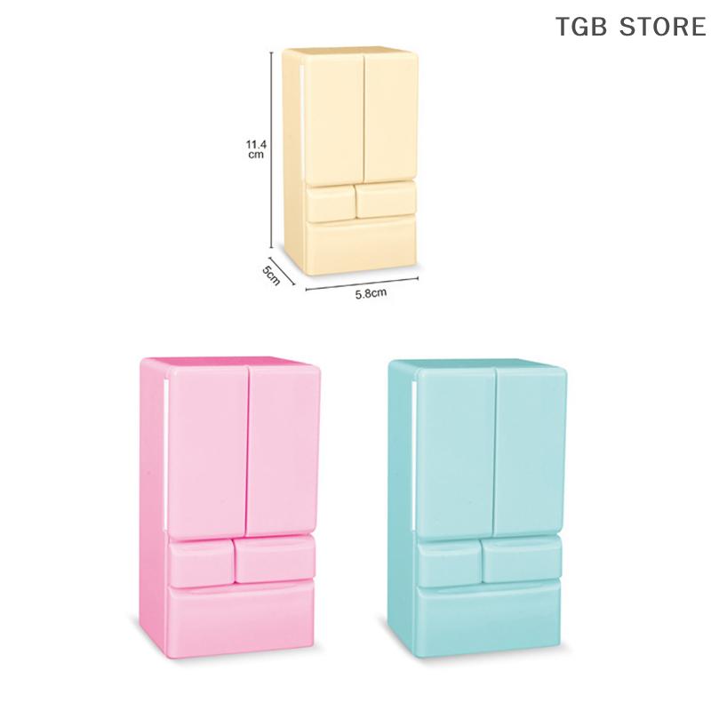 1/12 Mini Puppenhaus Weiß Kühlschrank mit Lebensmittel Set Küche Spielzeug Miniatur Möbel Kühlschrank Dekorationen Für Kinder Geschenk