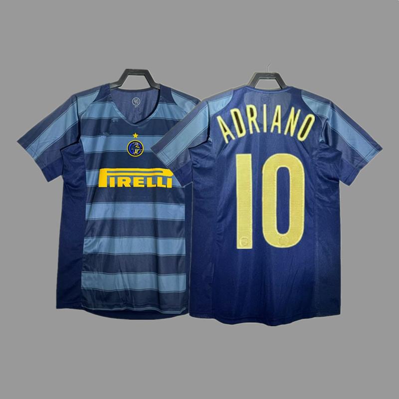 Inter Retro Jersey Football Jersey Classic Baggio Ronaldo Zanetti Figo Adriano Jersey