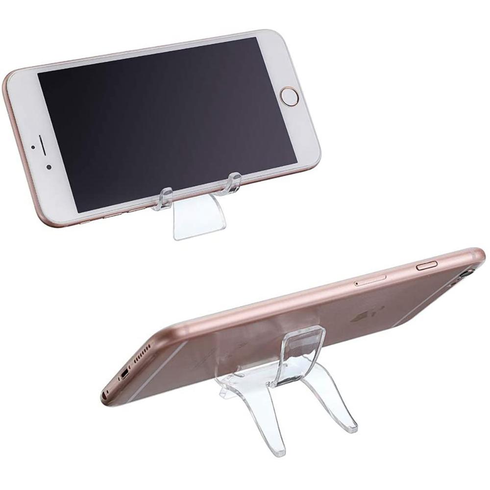 10pcs Agate Acrylic Geodes Small Collectibles Easel Display Holder Mineral Stand Supporting Base