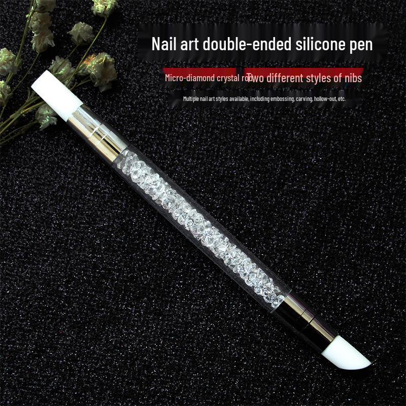 Double-Ended Silicone Nail Art Pen & Dotting Tool